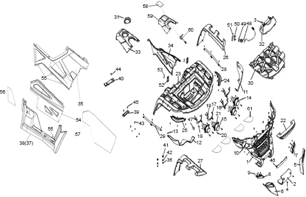 CARROSSERIE AVANT   CHASSIS