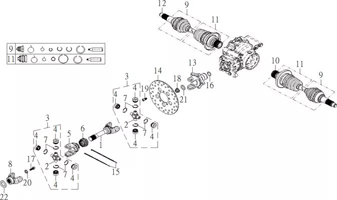 TRANSMISSION ARRIERE
