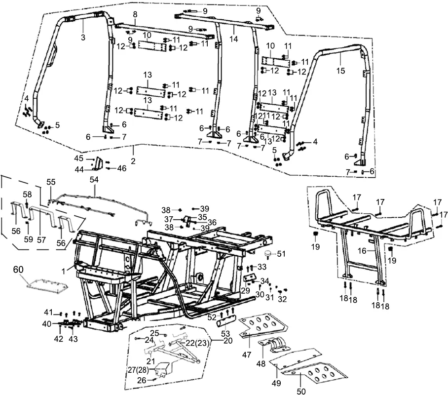 CHASSIS   BARRES DE PROTECTION