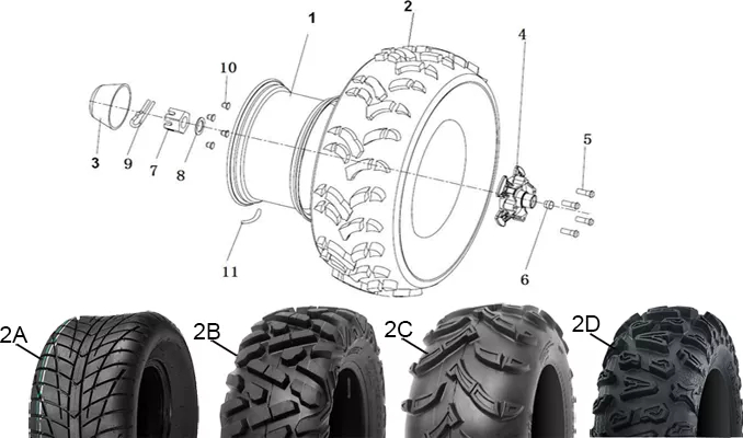 ROUES ARRIERE