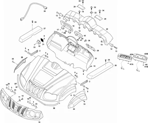 CARROSSERIE AVANT   DECORATION
