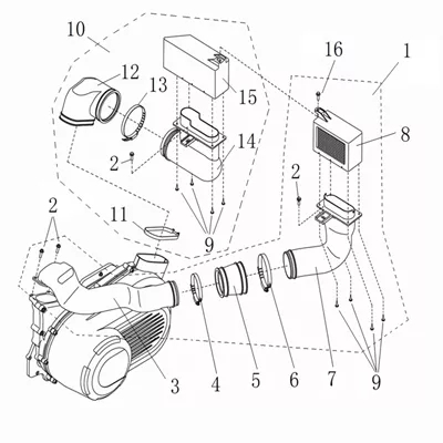 ADMISSION D AIR VARIATEUR