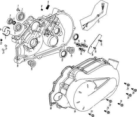 CARTER BAS MOTEUR