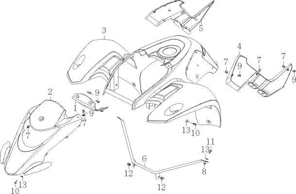 CARROSSERIE AVANT   DECORATION