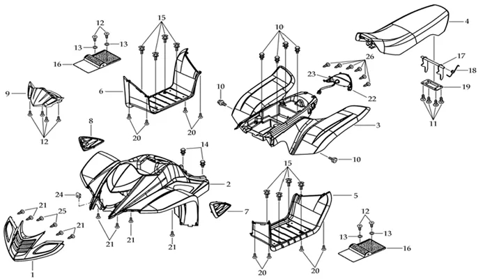 CARROSSERIE - SELLE