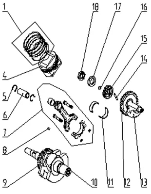 EMBIELLAGE   PISTON