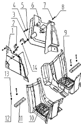 ELEMENTS DE CARROSSERIE   MARCHE-PIED