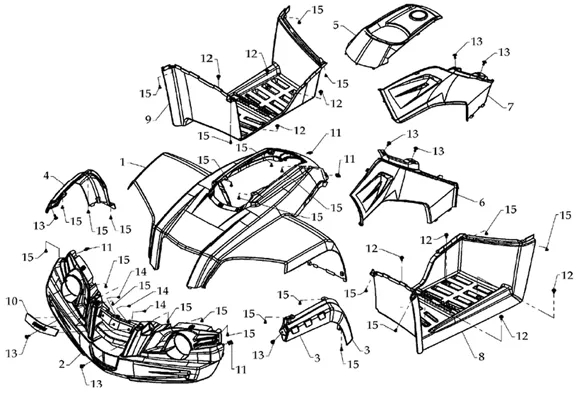 CARROSSERIE AVANT