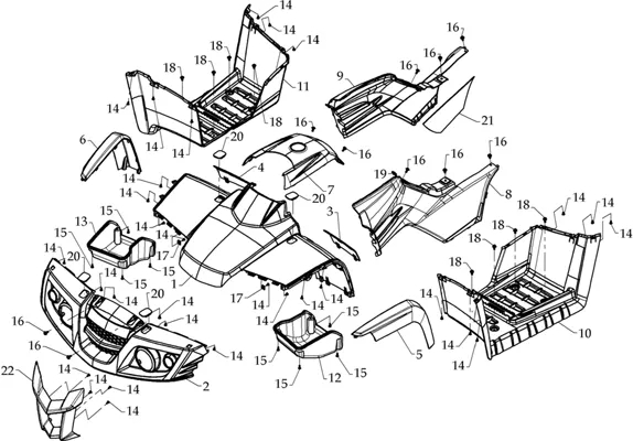 CARROSSERIE AVANT