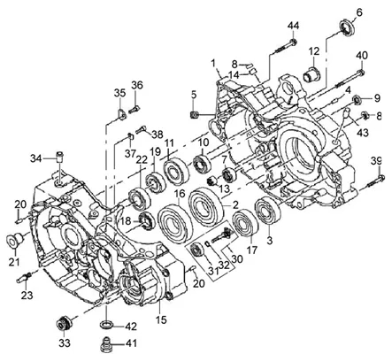 CARTER BAS MOTEUR
