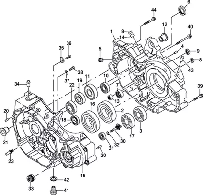 CARTER BAS MOTEUR