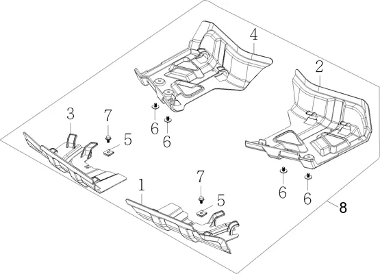 PROTECTIONS TRIANGLES  ACCESSOIRES 