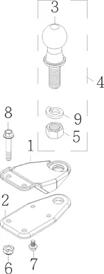 SYSTEME D ATTELAGE  ACCESSOIRES 