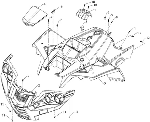 CARROSSERIE AVANT