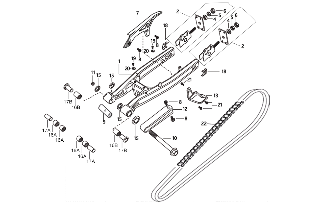 BRAS OSCILLANT