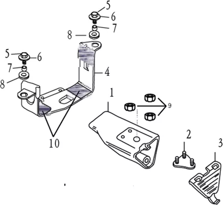 SUPPORT BATTERIE   OUTILS