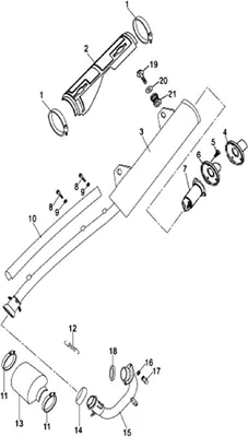 ENSEMBLE ECHAPPEMENT