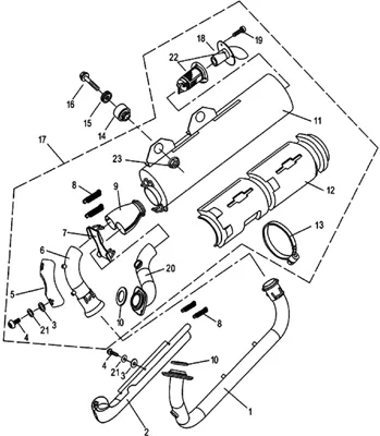 ENSEMBLE ECHAPPEMENT