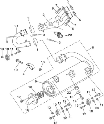 ENSEMBLE ECHAPPEMENT