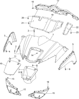 CARROSSERIE AVANT