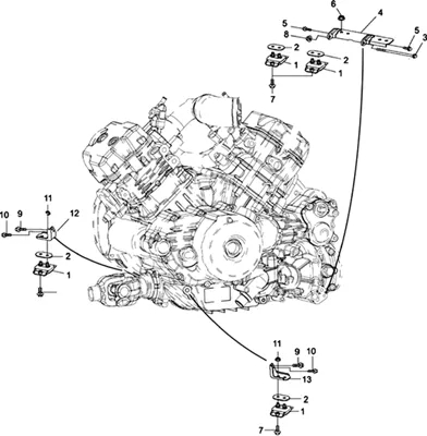 SUPPORTS MOTEUR