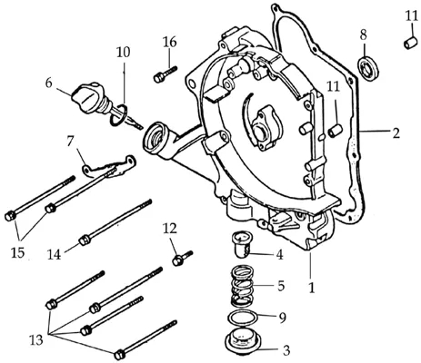 CARTER MOTEUR COTE DROIT