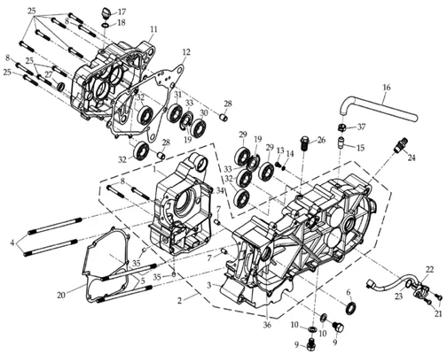 CARTER BAS MOTEUR