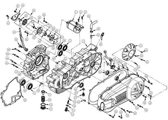 CARTER BAS MOTEUR