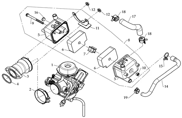 CARBURATEUR   RENIFLARD D  HUILE