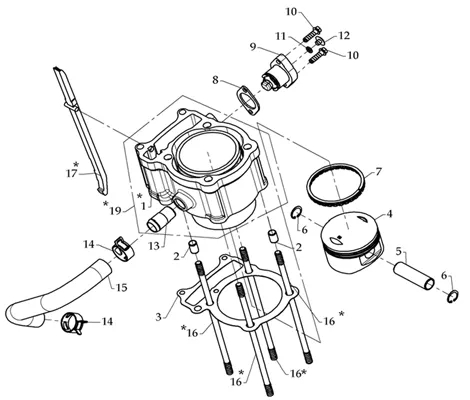 ENSEMBLE CYLINDRE