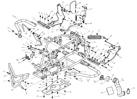 CHASSIS SANS SILENT BLOCS