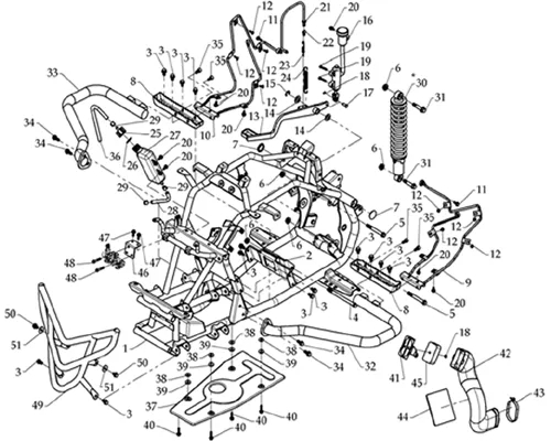 CHASSIS AVEC SILENT BLOCS