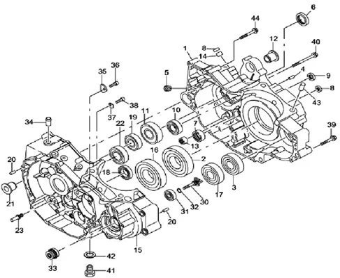 CARTER BAS MOTEUR