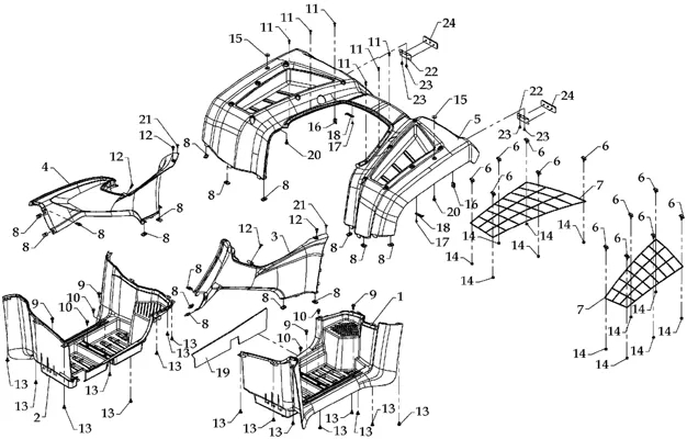 CARROSSERIE ARRIERE