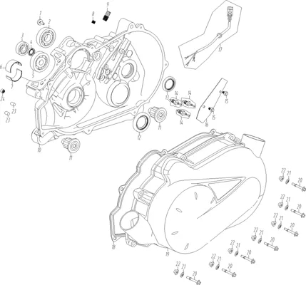 CARTER BAS MOTEUR