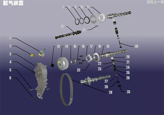 DISTRIBUTION   ARBRE A CAME