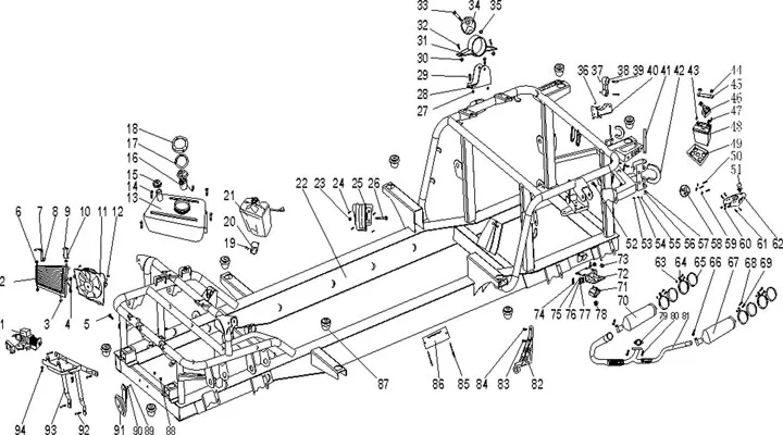 CHASSIS   PERIPHERIQUE MOTEUR