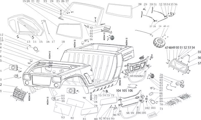 CARROSSERIE   AUTOCOLLANTS