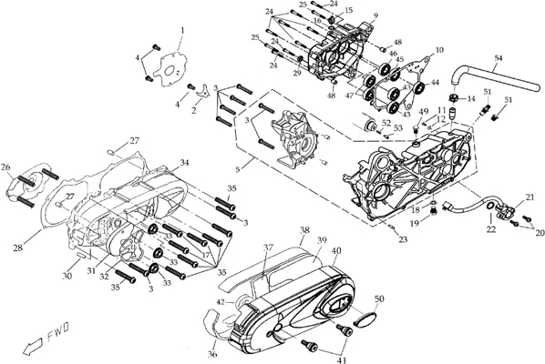 CARTER BAS MOTEUR