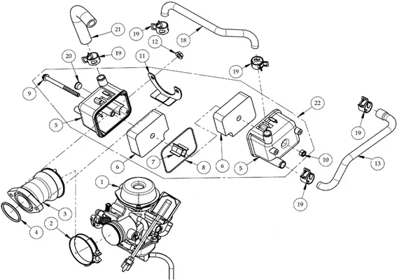 CARBURATEUR   RENIFLARD D HUILE 