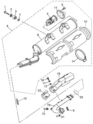 ENSEMBLE ECHAPPEMENT