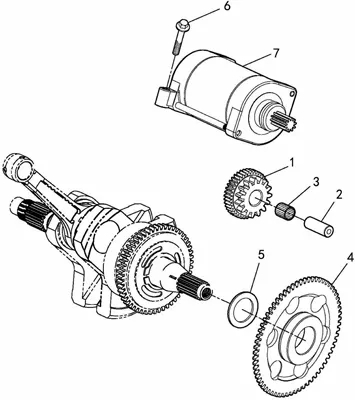 DEMARREUR   ROUE LIBRE
