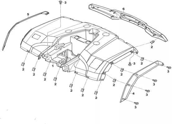CARROSSERIE ARRIERE   DECORATION