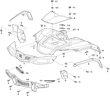 CARROSSERIE AVANT
