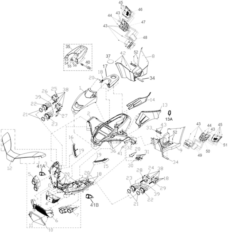 CARROSSERIE AVANT   CHASSIS