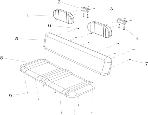 OPTION   KIT BANQUETTE ARRIERE VUE 3