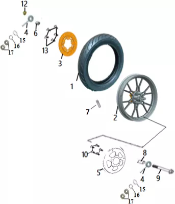ROUE ARRIERE