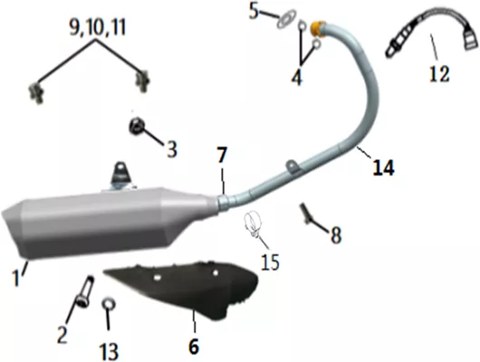 ENSEMBLE ECHAPPEMENT