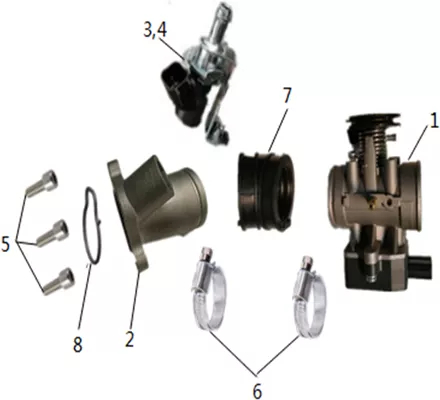 DEBITMETRE   PIPE ADMISSION
