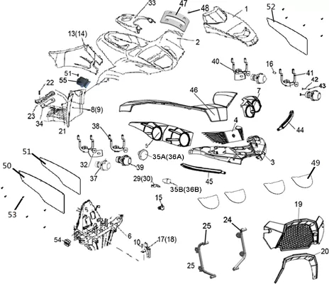 CARROSSERIE AVANT   CHASSIS